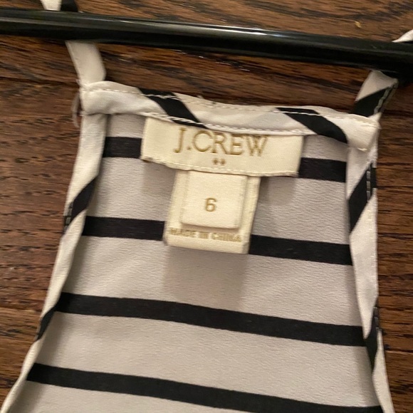 Striped JCrew tank top blouse - Picture 2 of 2
